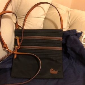 Dooney & Bourke Nylon Crossbody Bag wTriple Zipper